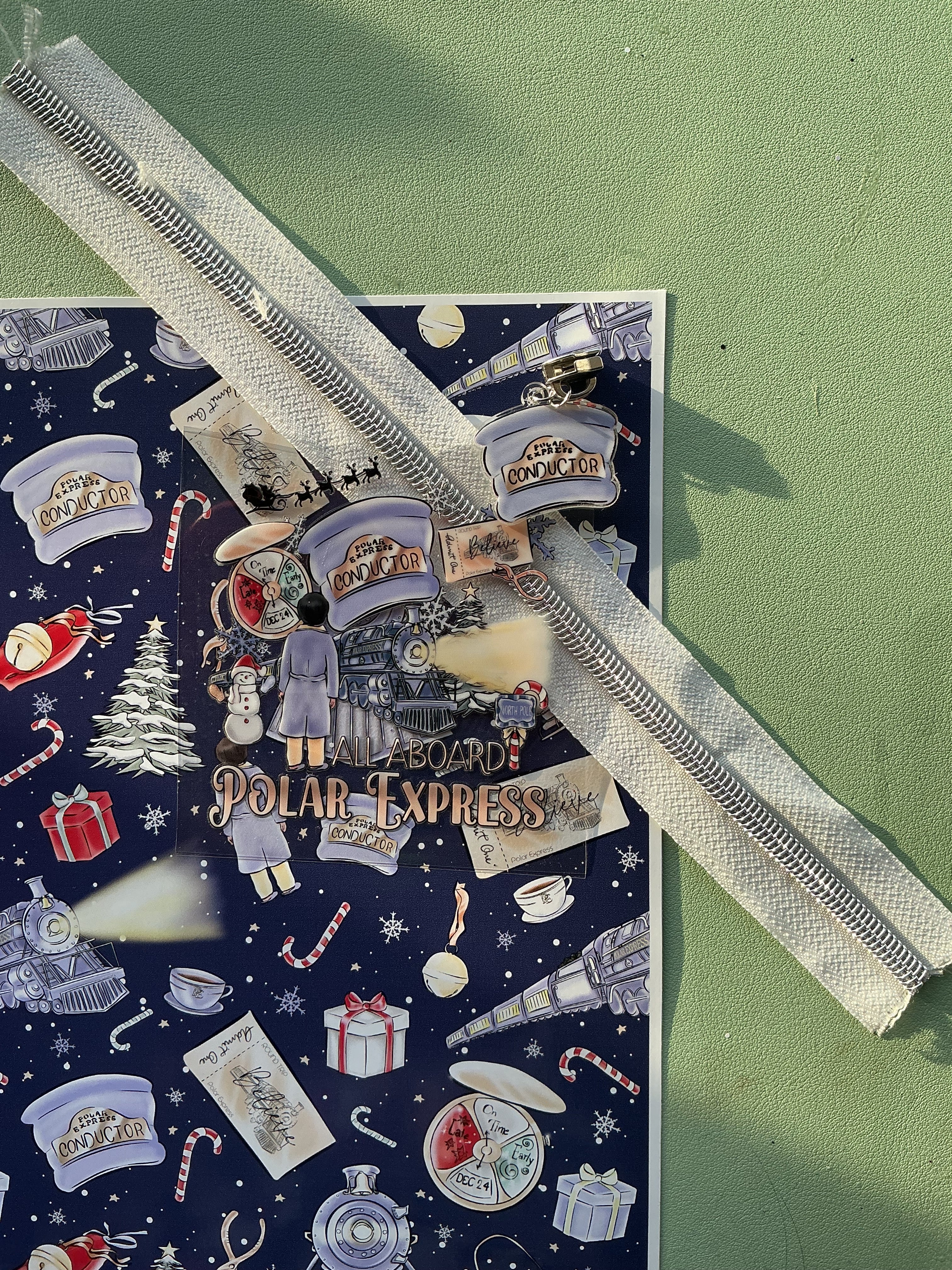 Zipper Polar Express Light blue