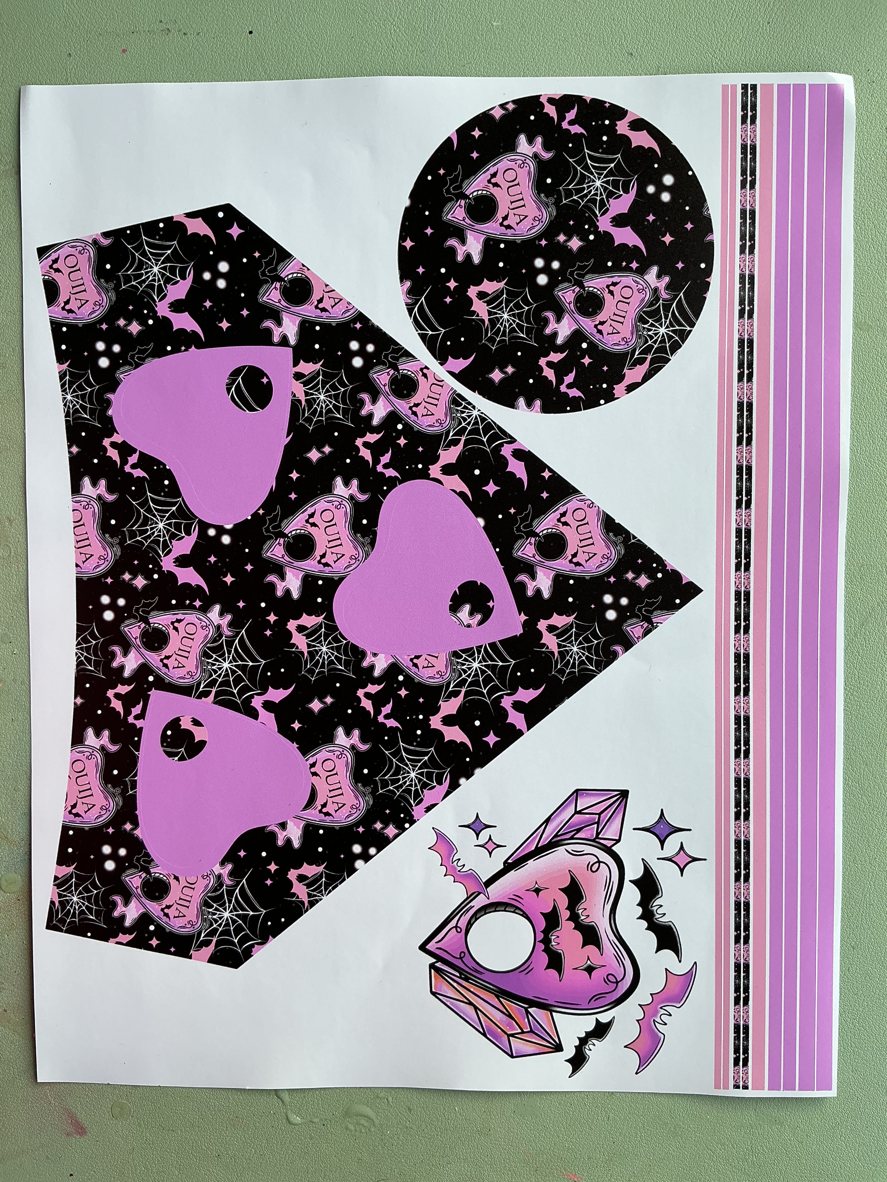 Ouija peekaboo wrapper