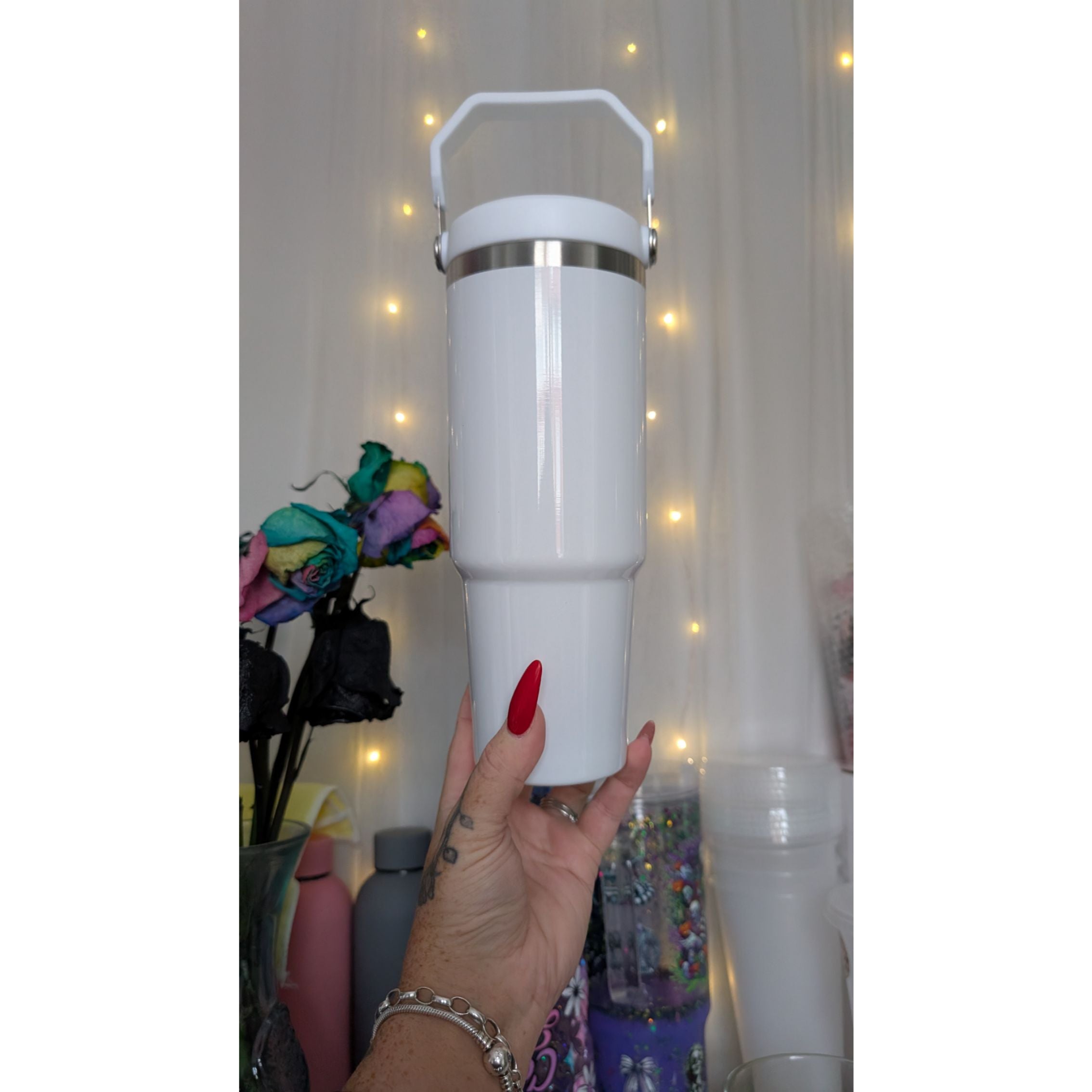 Thermal 30oz flask- top handle