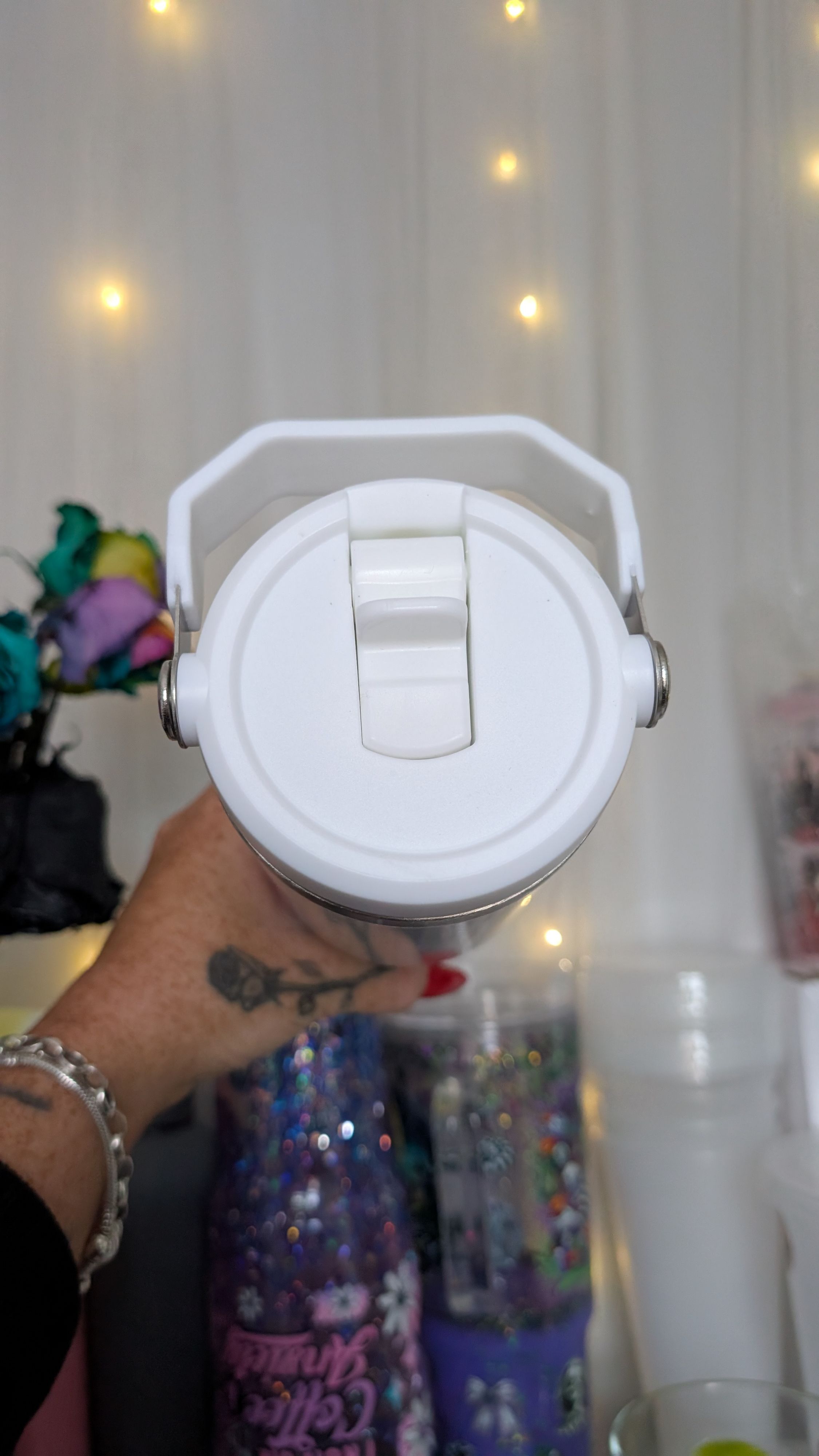 Thermal 30oz flask- top handle